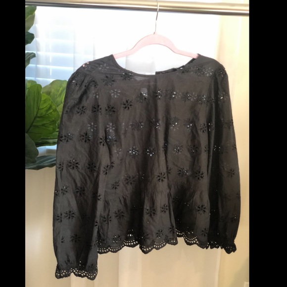 Madewell Tops - NWT Madewell Eyelet Blouse Lg